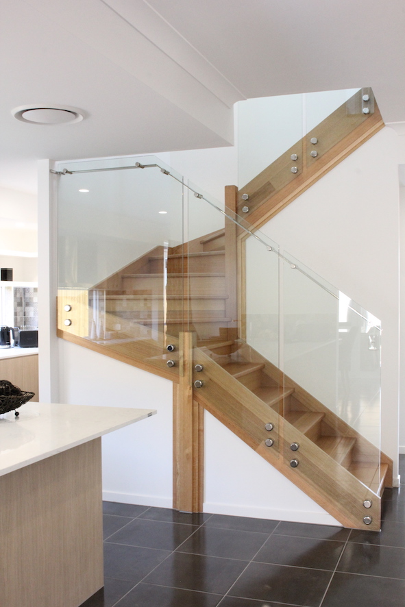 Oracle Homes Glass Staircase